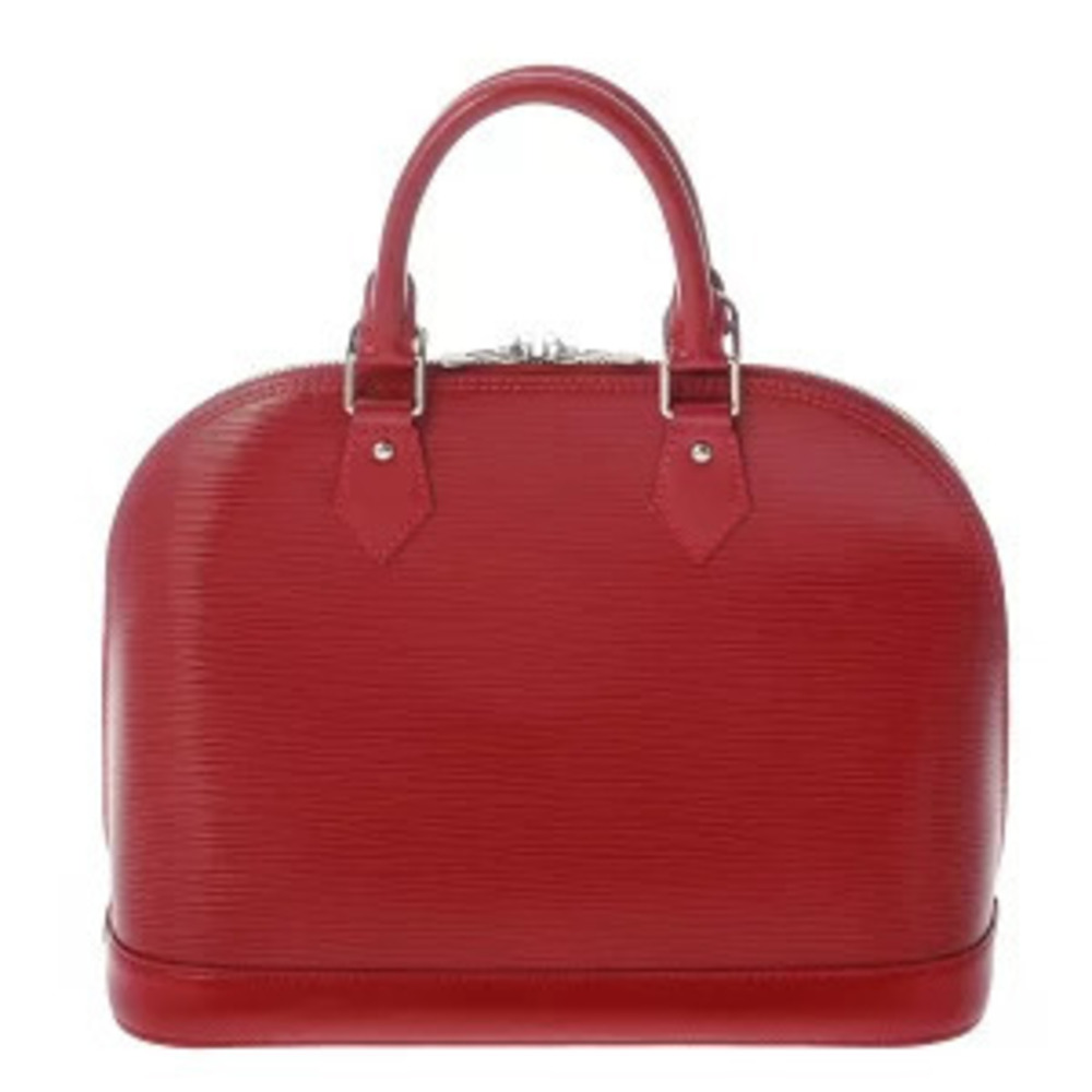 Louis Vuitton Epi Alma Carmine Leather Handbag
